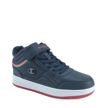CHAMPION S32405-BS518 MID CUT SHOE REBOUND VINTAGE MID B GS NNY/GREY/RED