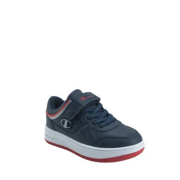 CHAMPION S32406-BS518 LOW CUT SHOE REBOUND LOW B PS NNY/GREY/RED
