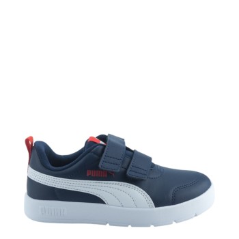 PUMA 397642-03 NAVY/WHITE COURTFLEX PS