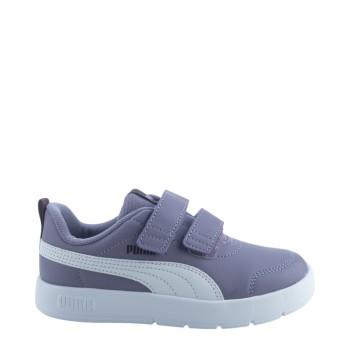 PUMA 397642-04 PLUM/WHITE COURTFLEX PS