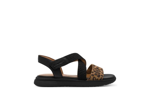 TAMARIS COMFORT 8-88600-44-092 BLACK/LEO 