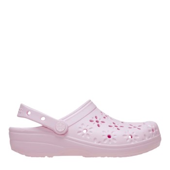 CROCS 210927-6ZW PINK MILK CLASSIC FLORAL CLOG