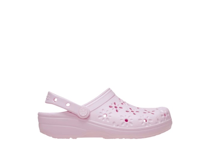 CROCS 210927-6ZW PINK MILK CLASSIC FLORAL CLOG