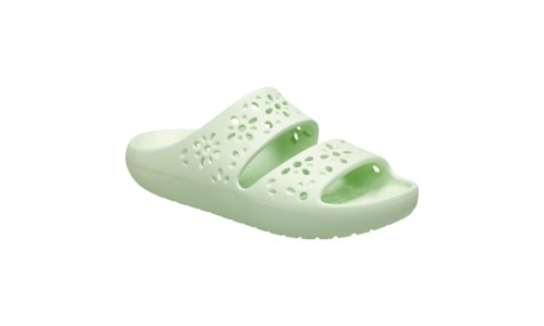 CROCS 210966-3YH JADE TINT CLASSIC FLORAL SANDAL