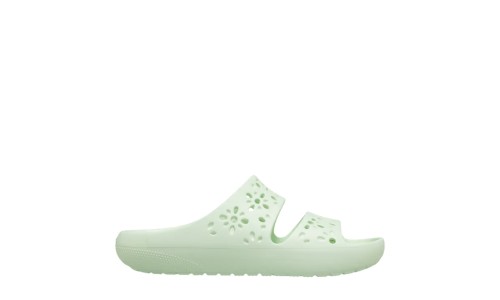 CROCS 210966-3YH JADE TINT CLASSIC FLORAL SANDAL