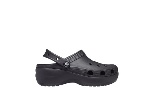 CROCS 206750-O01 BLACK CLASSIC PLATFORM CLOG W