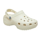 CROCS 206750-2Y2 BONE CLASSIC PLATFORM CLOG W