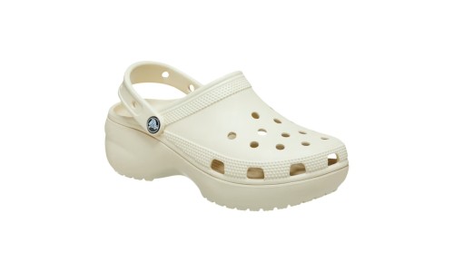 CROCS 206750-2Y2 BONE CLASSIC PLATFORM CLOG W