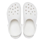 CROCS 206750-100 WHITE CLASSIC PLATFORM CLOG W