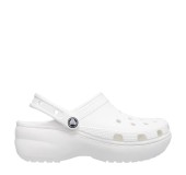 CROCS 206750-100 WHITE CLASSIC PLATFORM CLOG W
