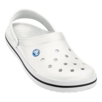 CROCS 11016-100 WHITE CROCBAND CLOG