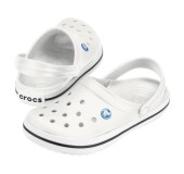 CROCS 11016-100 WHITE CROCBAND CLOG