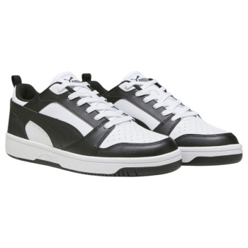 PUMA 392328-01 WHITE/BLACK REBOUND V6 LOW