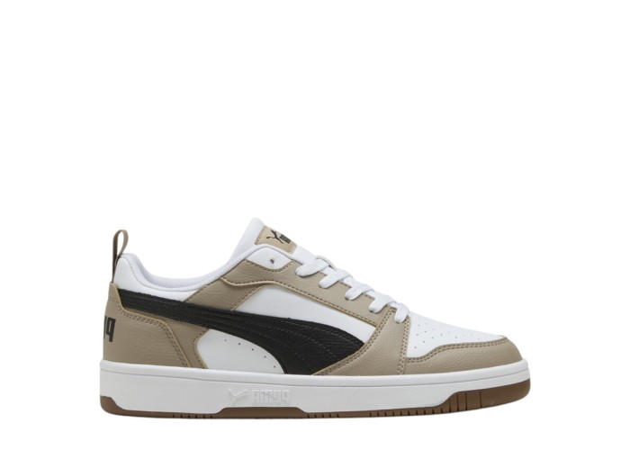 PUMA 392328-52 WHITE/BLACK/BEIGE REBOUND V6 LOW
