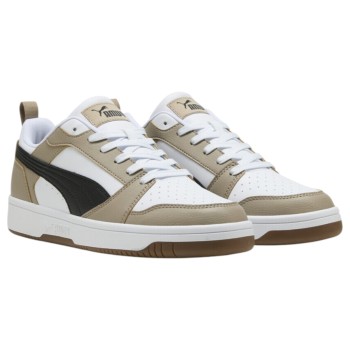 PUMA 392328-52 WHITE/BLACK/BEIGE REBOUND V6 LOW