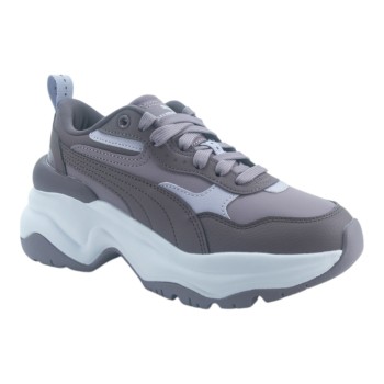 PUMA 393915-14 WHITE/PLUM CILIA WEDGE