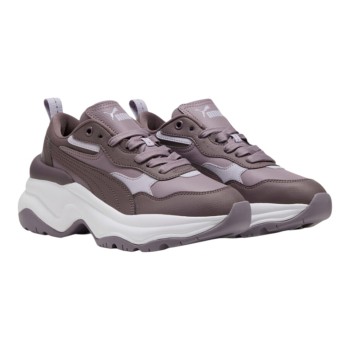 PUMA 393915-14 WHITE/PLUM CILIA WEDGE