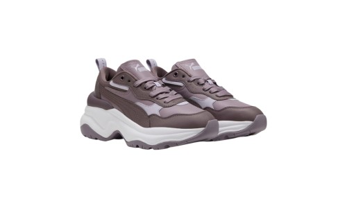 PUMA 393915-14 WHITE/PLUM CILIA WEDGE