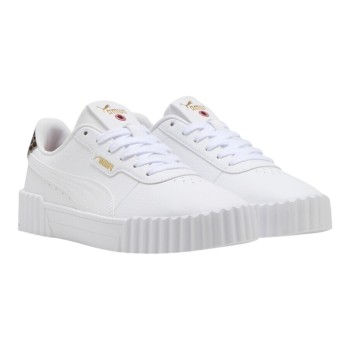 PUMA 402642-01 WHITE/GOLD CARINA 3