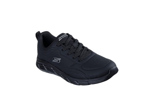 SKECHERS 117715-BBK BLACK BOBS B FLEX LO - COOL EASE