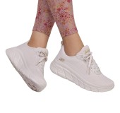 SKECHERS 117385-OFWT OFF WHITE BOBS B FLEX HI - FLYING HI