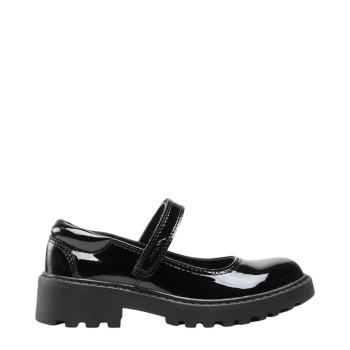 GEOX J6420P-000HH-C9999 BLACK PATENT 