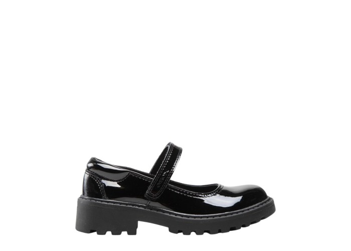 GEOX J6420P-000HH-C9999 BLACK PATENT 