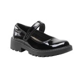 GEOX J6420P-000HH-C9999 BLACK PATENT 