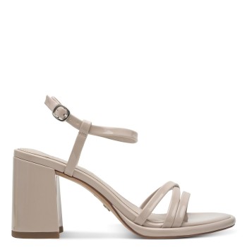 TAMARIS 1-28328-46-408 BEIGE PATENT 