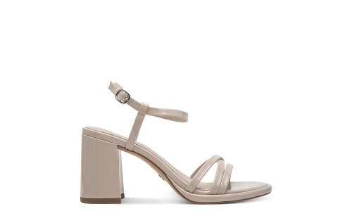 TAMARIS 1-28328-46-408 BEIGE PATENT 