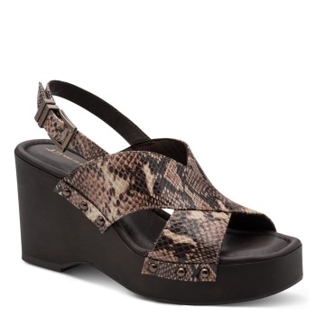 TAMARIS 1-28332-46-386 BROWN SNAKE 