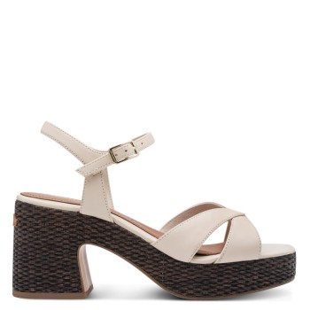 TAMARIS 1-28313-44-413 IVORY LEATHER 