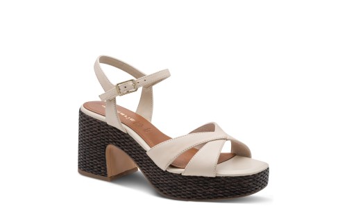 TAMARIS 1-28313-44-413 IVORY LEATHER 