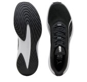 PUMA 312586-01 BLACK-WHITE-SILVER DASHER PUMA 312586-01 BLACK-WHITE-SILVER DASHER
