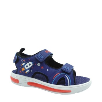 FILA 3YN61005-200 OBSIDIAN BLUE ROCKET VELCRO LIGHTS