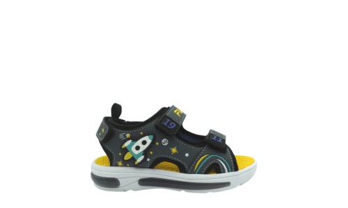 FILA 7YN61005-350 ANTHRACITE YELLOW ROCKET VELCRO LIGHTS