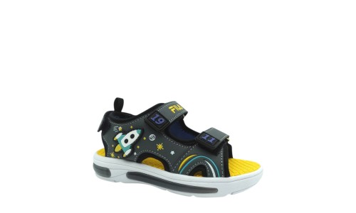 FILA 7YN61005-350 ANTHRACITE YELLOW ROCKET VELCRO LIGHTS