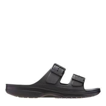 CROCS 213586-001 BLACK SATURDAY BUCKLE SANDAL