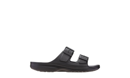 CROCS 213586-001 BLACK SATURDAY BUCKLE SANDAL