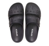 CROCS 213586-001 BLACK SATURDAY BUCKLE SANDAL