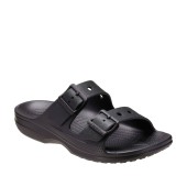 CROCS 213586-001 BLACK SATURDAY BUCKLE SANDAL