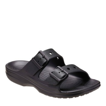 CROCS 213586-001 BLACK SATURDAY BUCKLE SANDAL