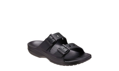 CROCS 213586-001 BLACK SATURDAY BUCKLE SANDAL