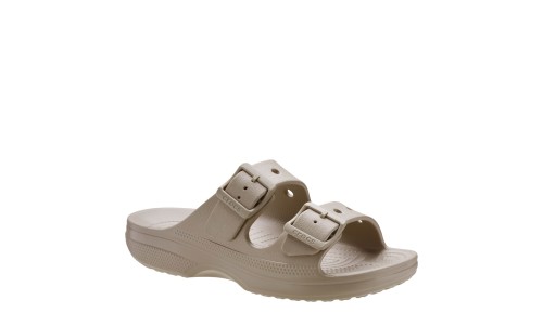 CROCS 213586-214 TAUPE SATURDAY BUCKLE SANDAL