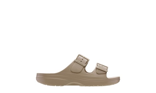 CROCS 213586-214 TAUPE SATURDAY BUCKLE SANDAL