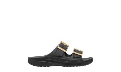 CROCS 213316-001 BLACK SATURDAY BUCKLE SANDAL