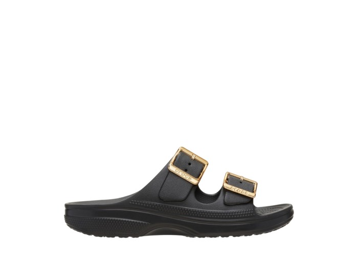 CROCS 213316-001 BLACK SATURDAY BUCKLE SANDAL