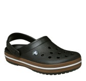 CROCS 212756-001 BLACK CROCBAND GUM CLOG