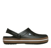 CROCS 212756-001 BLACK CROCBAND GUM CLOG