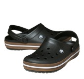 CROCS 212756-001 BLACK CROCBAND GUM CLOG